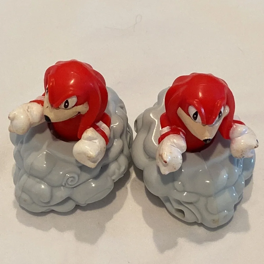 Sonic 3 The Hedgehog McDonalds Happy Meal Toy 1993 Knuckles and Dr. Robotnik